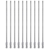 "10 StüCk Magnetische PH2 Kreuzschlitz-Bits FüR 1/4\" Sechskant 200Mm 4Mm"