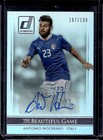 2015 Donruss Antonio Nocerino The Beautiful Game Signatures Silver Auto #167/199
