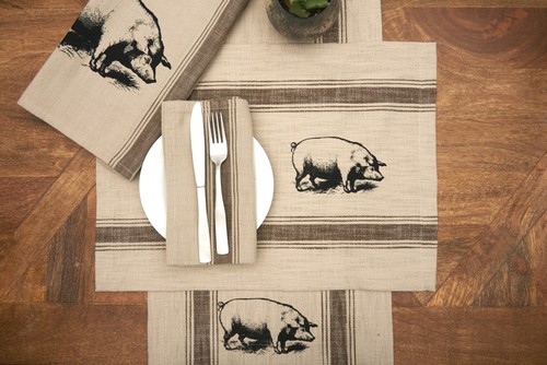 Corredor de mesa saco de alimentación para cerdos 13" x 72" - Imagen 2 de 2