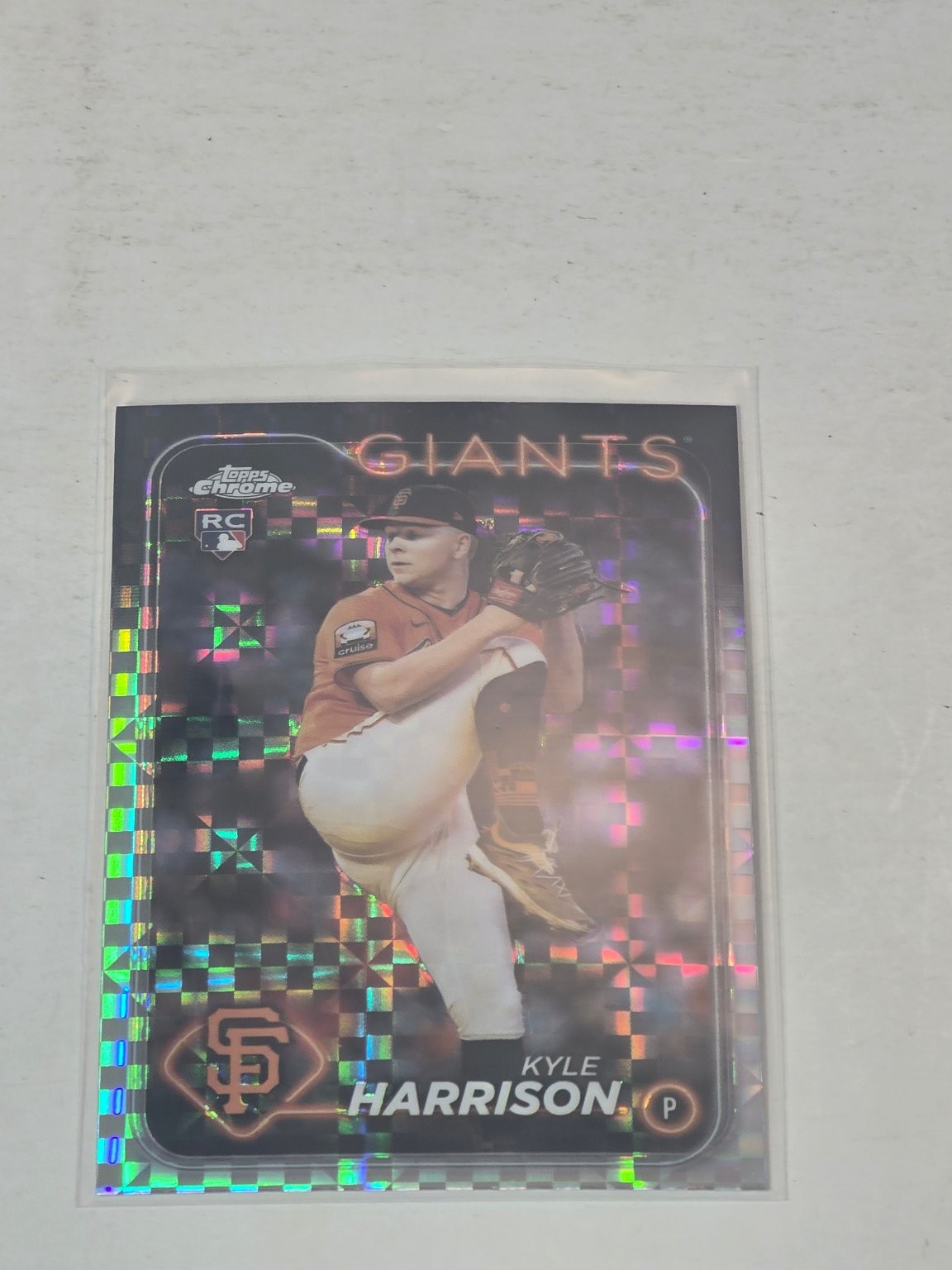 Kyle Harrison Giants 2024 Topps Chrome RC #191 Rookie Card