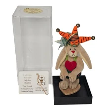 Deb Canham Christmas Rabbit Court Jester ‘Carrot Top’ 809/1000