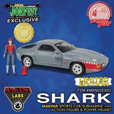 RAMEN TOY MAKINA GREAT WHITE 2025 JOEFEST EXCLUSIVE ( M.A.S.K. SHARK ) 1 of 500