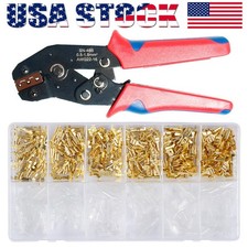 450pcs Assortment Male Female Spade Terminals Electrical Wire Crimp Connectors