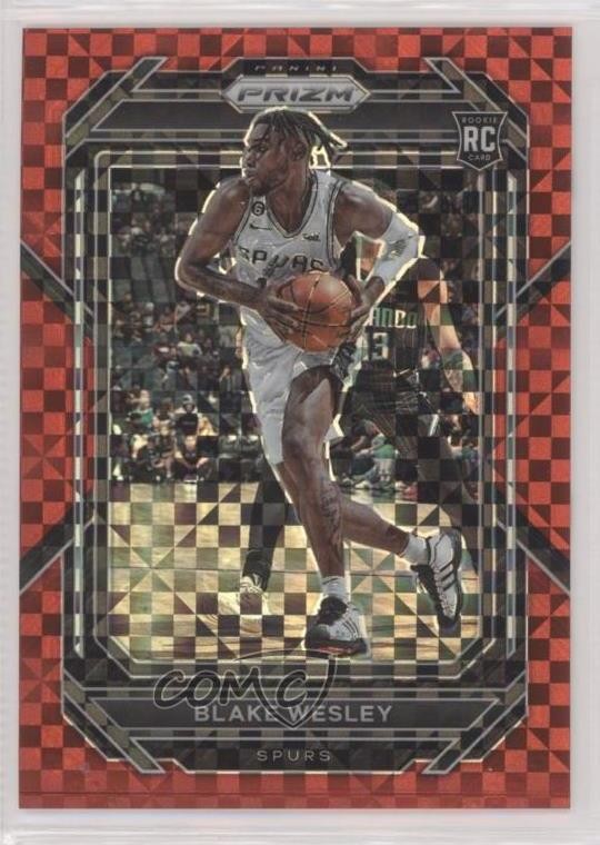 2022-23 Panini Prizm Red Power Prizm 22/75 Blake Wesley #264 Rookie RC rp9