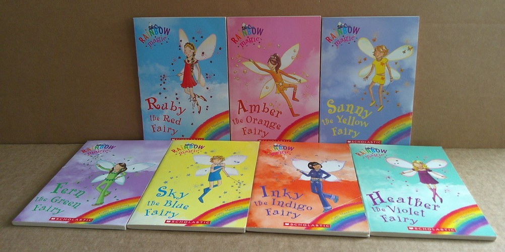 RAINBOW MAGIC Fairy by Daisy Meadows Lot of Seven Paperback Books