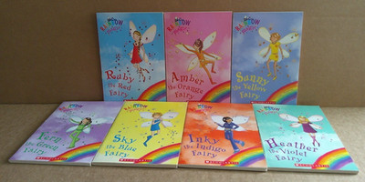 RAINBOW MAGIC Fairy by Daisy Meadows Lot of Seven Paperback Books