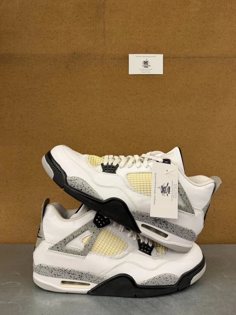 Preços baixos em Jordan 4 Retro OG Mid White Cement | eBay