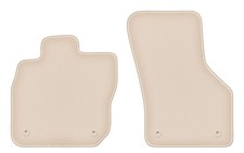 Velours Fußmatten vorne beige für Skoda Superb IV 2023-