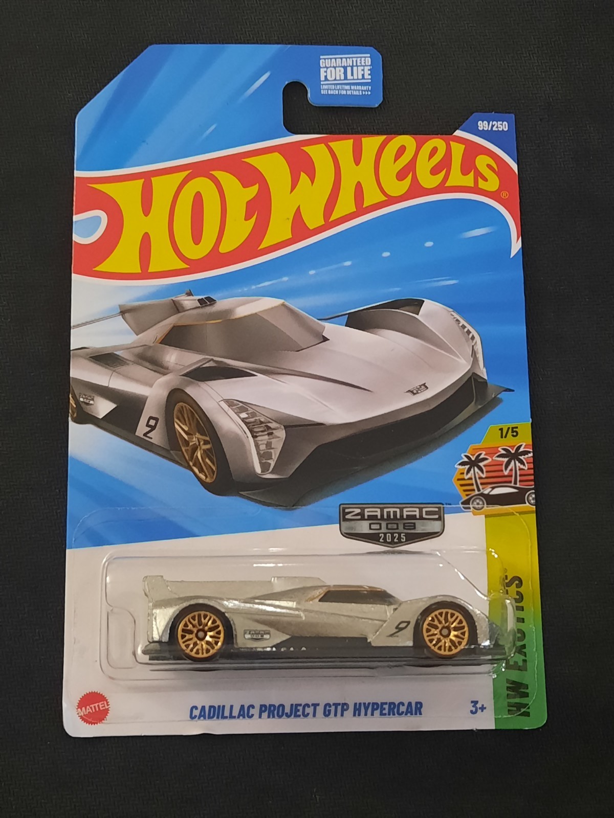 2025 Hot Wheels Cadillac Project GTP Hypercar Zamac