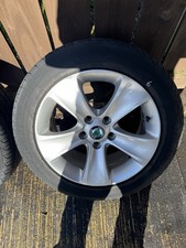 SKODA YETI ALLOY WHEEL 16 Moon Greenline full size Spare 205/55/16 Tyre