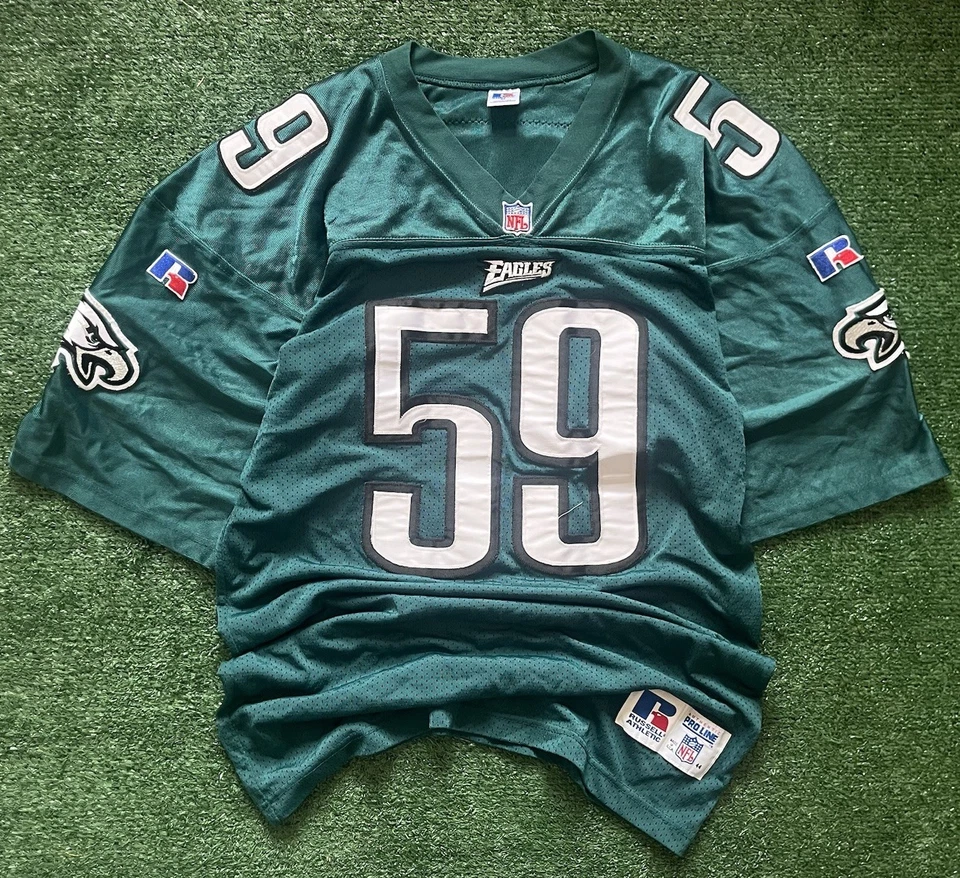 Vintage 90’s Russell Athletic Autographed Mike Mamula Philadelphia Eagles Jersey - Image 3 of 4