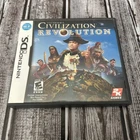 CIB Tested Works Nintendo DS Civilization Revolution Video Game w/ Manual