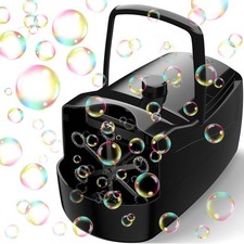 Bubble Machine, Automatic 18000 Per Minute Big Bubbles Blower Maker for Kids To