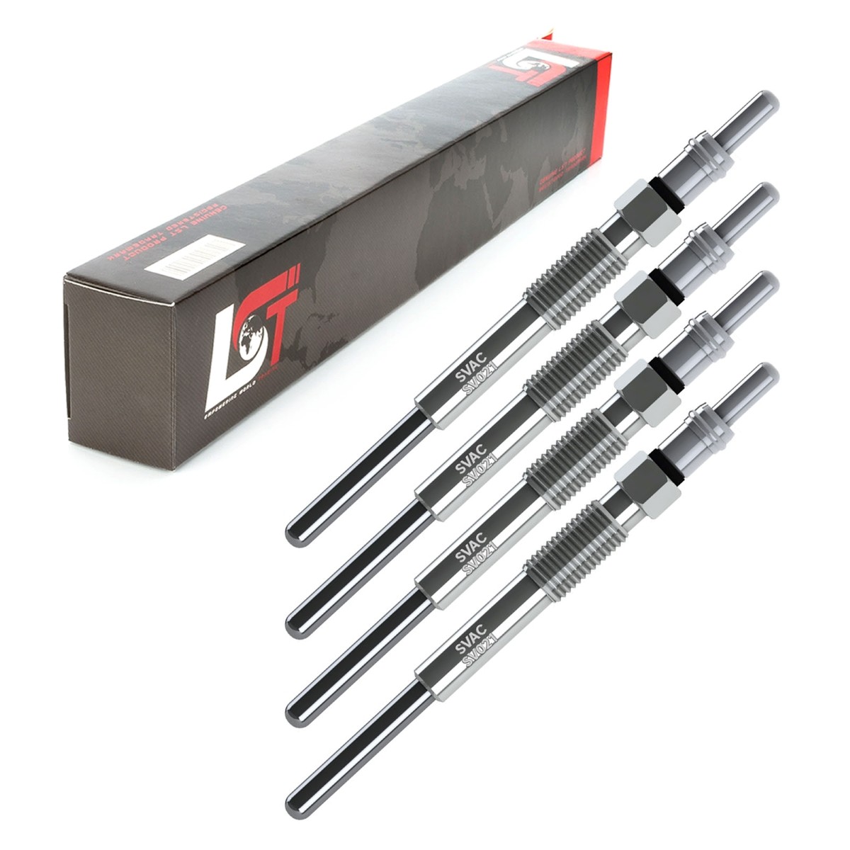 4x Glow Plugs Rod Glow Plugs for PEUGEOT 4007 407 SW 607 807 2.2 HDi