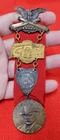 CIVIL WAR VETERANS 1921 GAR 55th NATIONAL ENCAMPMENT BADGE INDIANAPOLIS INDIANA