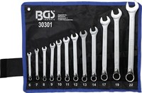Bgs 12X Maul-RingschlüSsel 6-22 Mm GekröPft MaulschlüSsel Satz RingmaulschlüSsel