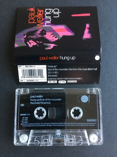 Paul Weller - Hung Up - Cassette Single GODMC111 - Picture 2 of 2