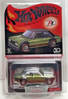 Hot Wheels 2018 Red Line Club Car RLC Olive Datsun