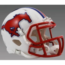 Southern Methodist (SMU) Mustangs NCAA Mini Speed Football Helmet - NCAA.