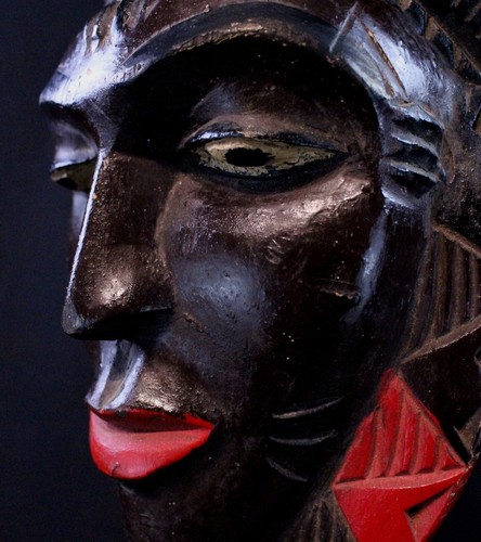 Art Africain - Ancien Masque Passeport de Famille Baoulé Baule Akan - 30 Cms - Photo 13 sur 14