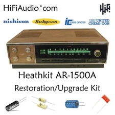 Heathkit AR-1500A receiver restoration kit service recap capacitor fix rebuild