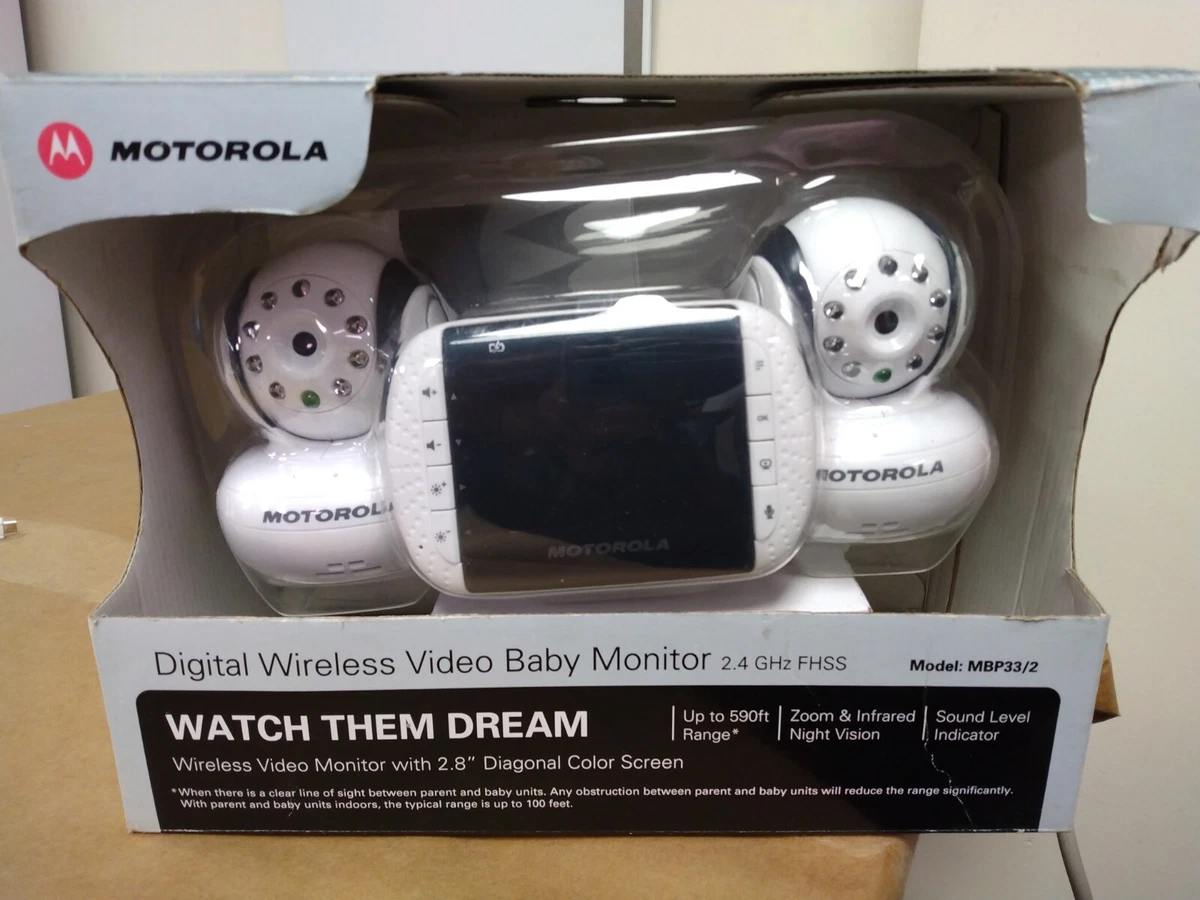 Motorola 2 Camera Wireless Video Baby Monitor 2.8