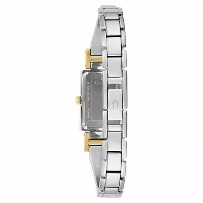 Bulova Classic Diamond Two-Tone Stainless Steel Quartz 