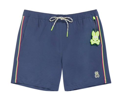 Psycho Bunny Rushup Batik Blue/Neon Men 