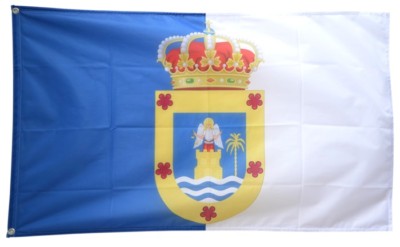 Fahne Flagge Spanien La Palma PREMIUM QUALITÄT Hissflagge 90x150cm