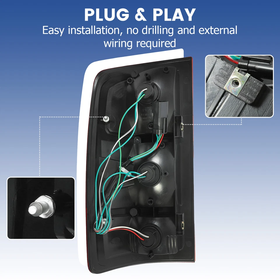 Luz trasera lateral derecha pasajero para Dodge Ram 1500 2500 3500 2002-2006 Foto 4 de 4