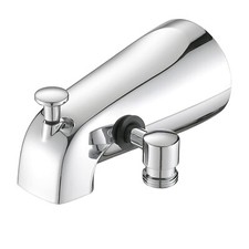 Tub Spout with Diverter Chrome Diverter Tub Spout Fits Threaded 1/2" Tub Faucet