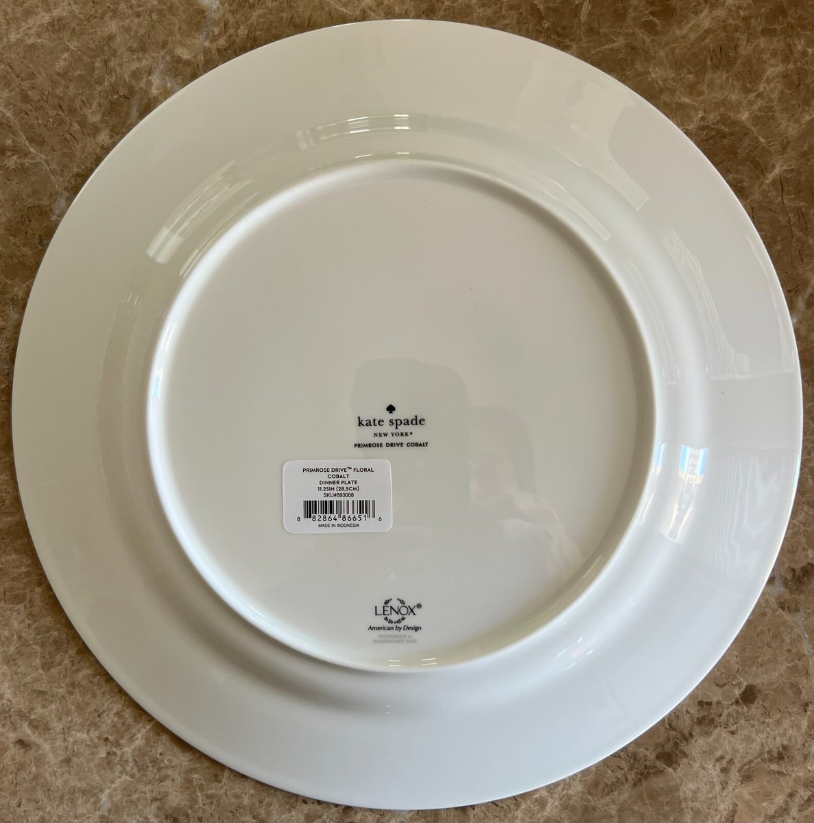 LENOX社製 kate spade オーバルプレート Kate Spade New York Lenox Primrose Drive Floral Cobalt Blue 11.2