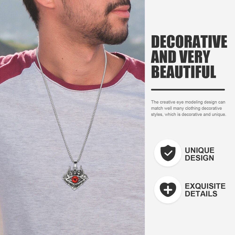 Stainless Steel Devil Eye Necklace Necklace Pendant Men Jewelry eBay