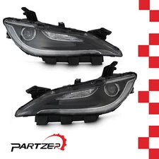 Left Right Side Halogen Headlight Assembly W/O DRL For 2015-2017 Chrysler 200LX