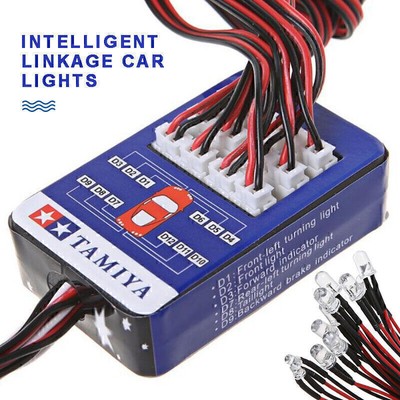 12 LED-Lampe Rücklicht Brake System Lighting Kit für TAMIYA 1/10 RC Truck .