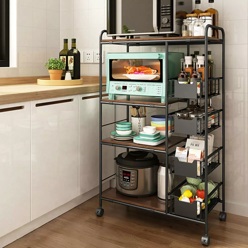 Best microwave cart with storage deals