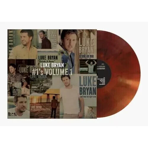 Luke Bryan #1s Volume 1 Greatest Hits LP SEALED BEER BROWN VINYL OOP - Picture 1 of 1