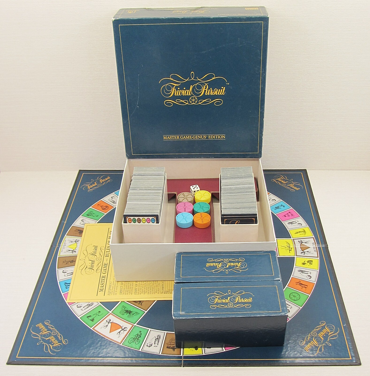 Trivial Pursuit Master Game Genus Edition  by Parker Hasbro Horn Abbot  1983