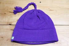Moriarty Handmade in Stowe Vermont Wool Winter Ski Hat Genuine NOS Purple 2