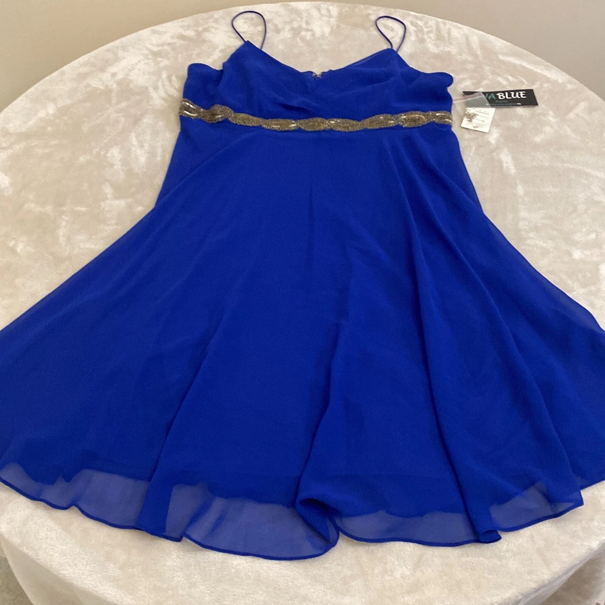 Eva Blue Solid Dresses for Women for sale | eBay