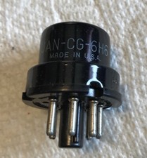 Vintage GE 7-Pin Electron Tube JAN-CG 6H6, AF30-635-3506 Date Pk 1955 NIB/NOS