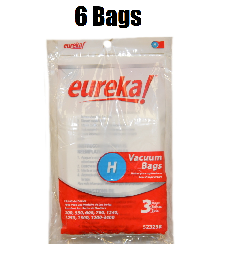 (6) Eureka Style Type H Vacuum Cleaner Bags 52323B GENUINE eBay
