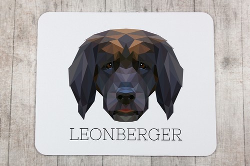 Leonberger geometrische onderlegger Art-Dog - Afbeelding 3 van 4