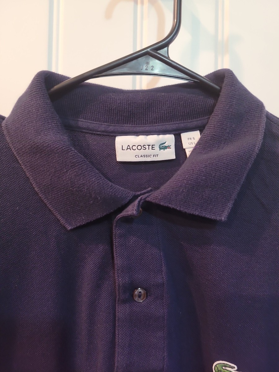 Lacoste Sport Men's Size FR5/US Large Polo Shirt Ultra Dry