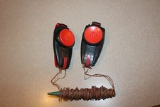 Vintage Pair of REMCO Toy 2-Way QX-2 Walkie Talkie Receivers