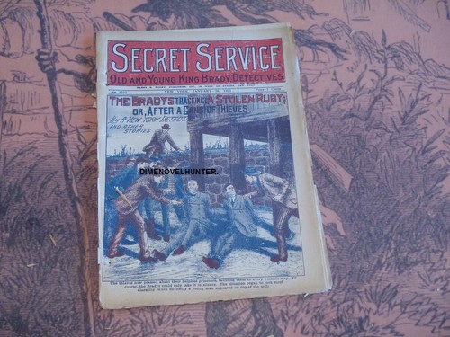 SECRET SERVICE #1253 OLD KING BRADY FRANK TOUSEY DIME NOVEL