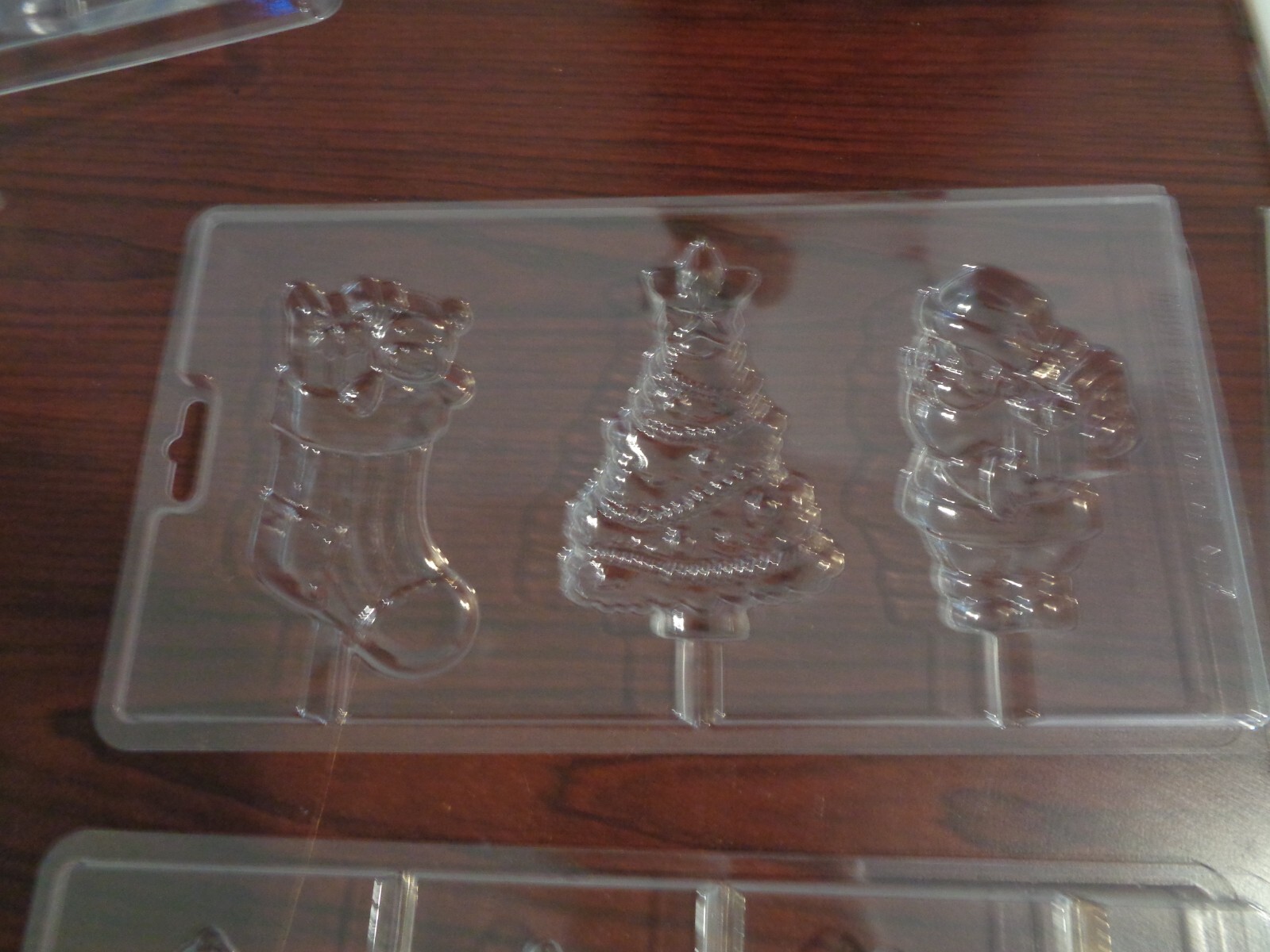 Wilton Holiday Christmas Candy Lollipop Making Kit Contains 3 Molds Sticks Bags