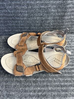 Clarks 63581 Brown Leather Sandals Men Size 12 M | eBay display picture 3