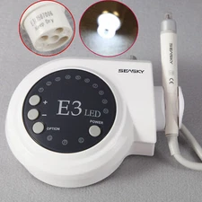 Ultrasonic Dental Piezo Scaler + Clear LED Handpiece fit Cavitron EMS tips E3 US
