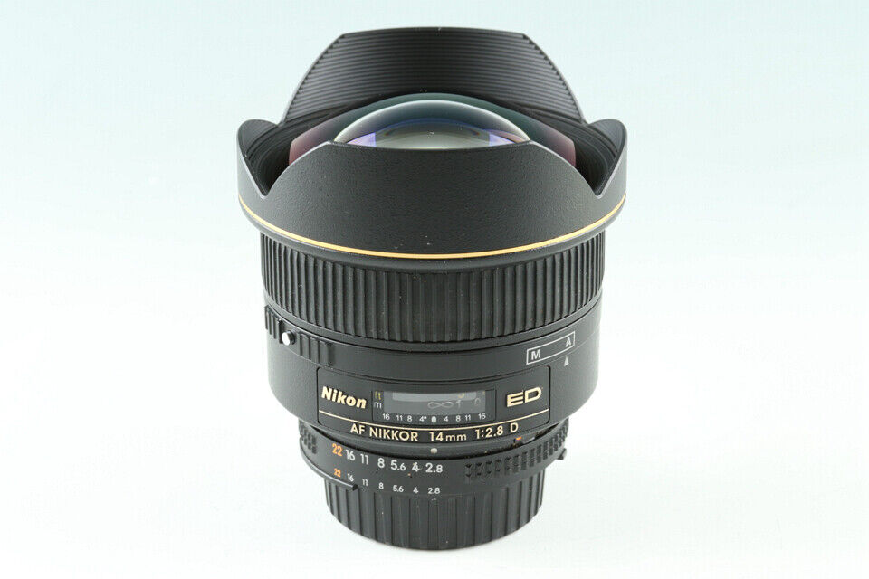 Nikon ED AF Nikkor 14mm F/2.8 D Lens #39367 H32